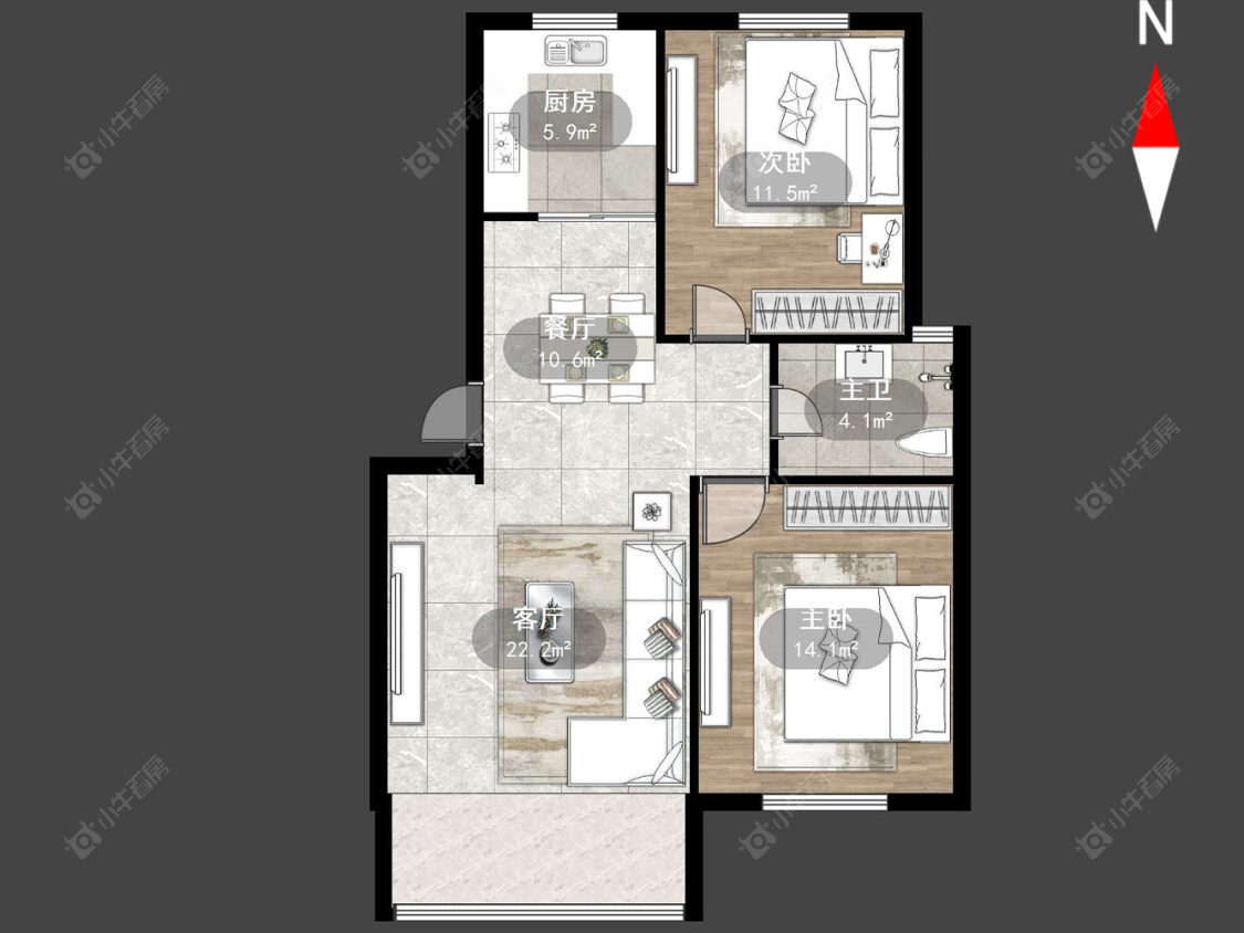 上海三林世博家园AB区在租房源户型图_小牛看房