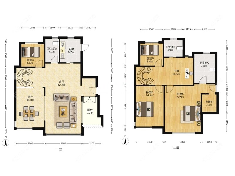 上海仁恒怡庭在售二手房源户型图_小牛看房
