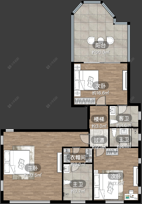 上海绿洲千岛花园在售二手房源户型图_小牛看房
