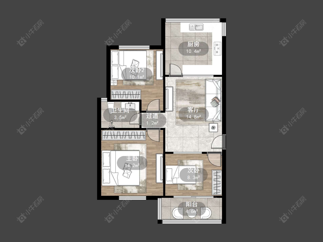 上海龙阳花苑在售二手房源户型图_小牛看房