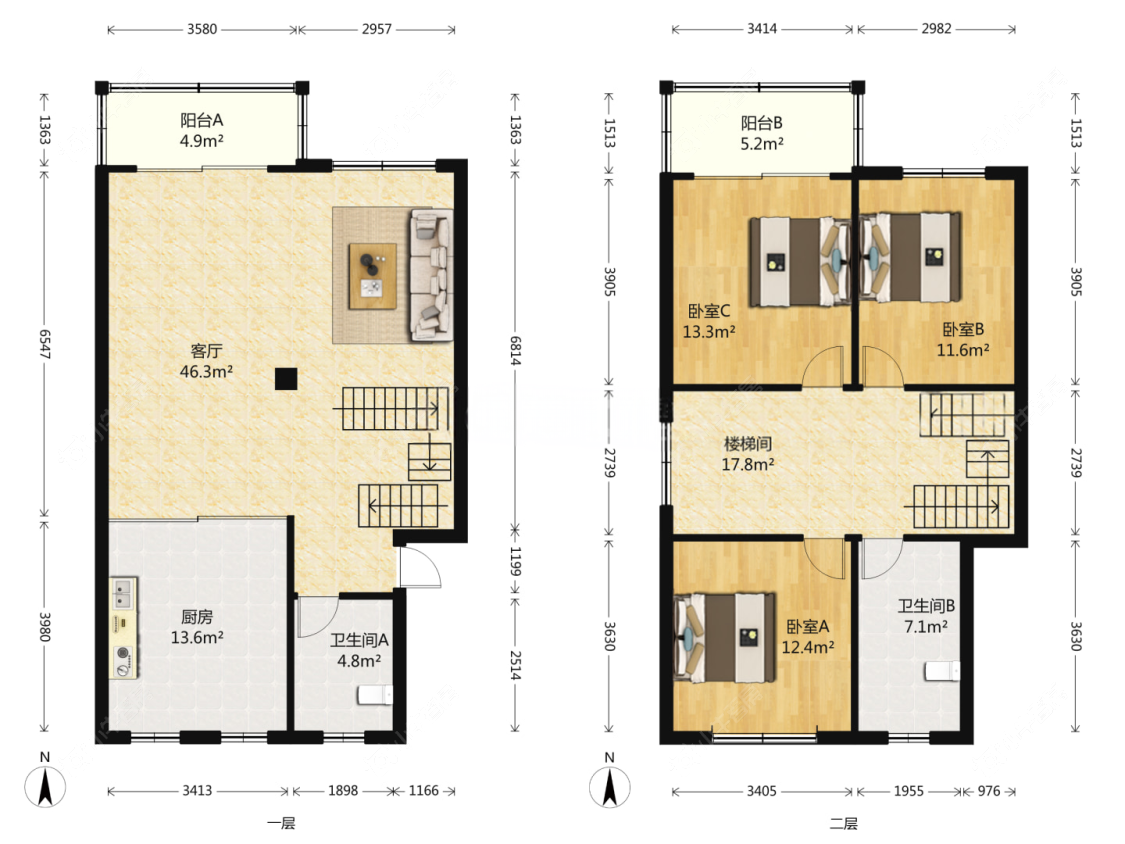 上海金鹏花苑在售二手房源户型图_小牛看房
