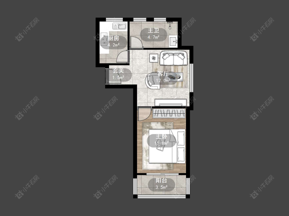 上海文宝苑在租房源户型图_小牛看房