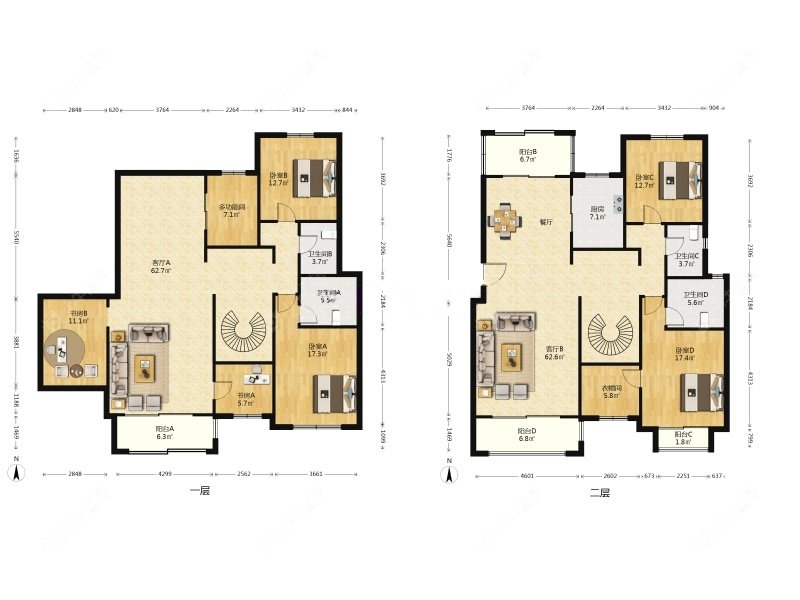 上海保辉香景园在售二手房源户型图_小牛看房