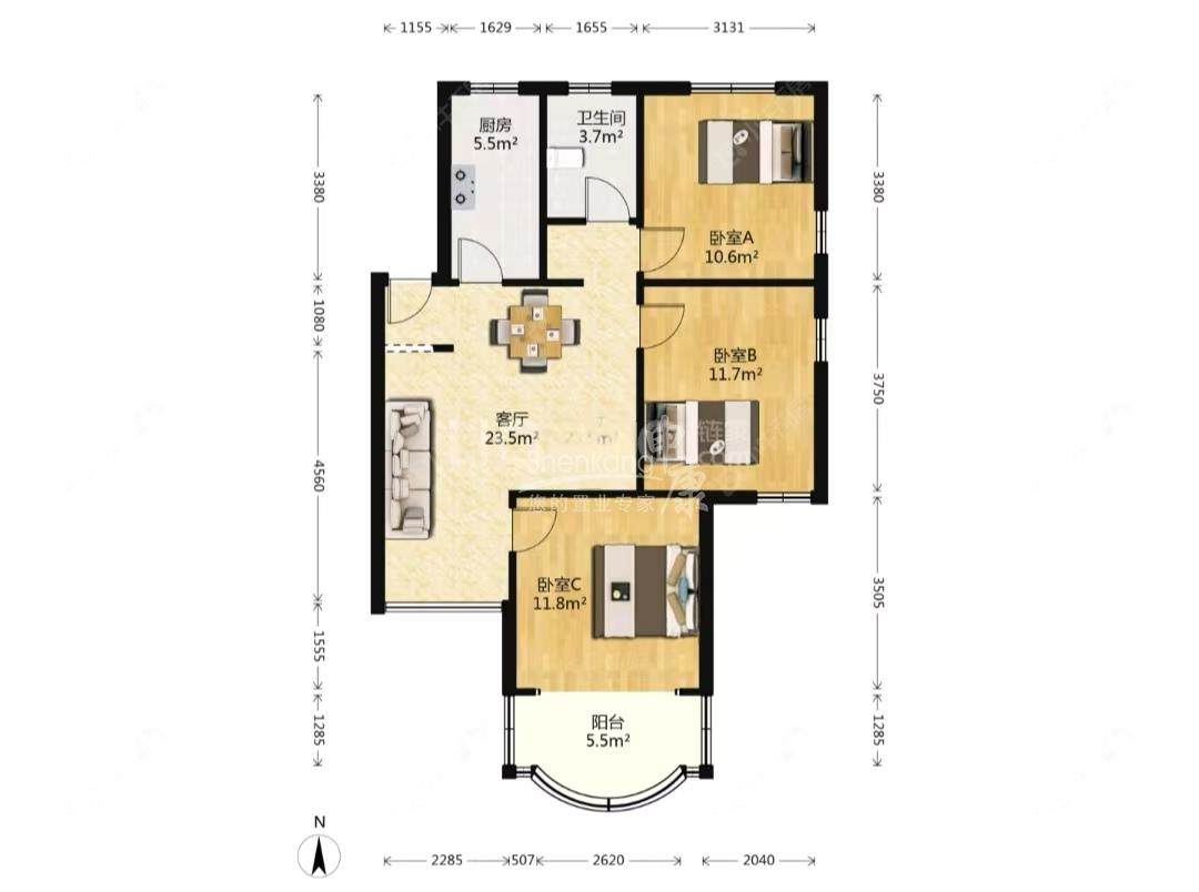 上海天池一村在售二手房源户型图_小牛看房