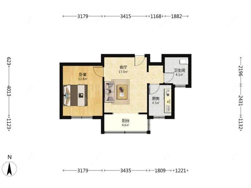 上海文宝苑在售二手房源户型图_小牛看房