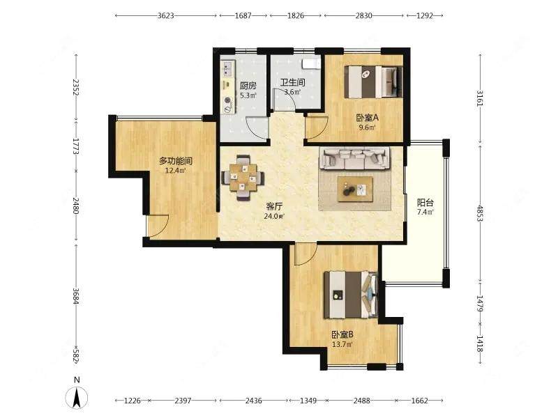上海保利叶上海一期在售二手房源户型图_小牛看房