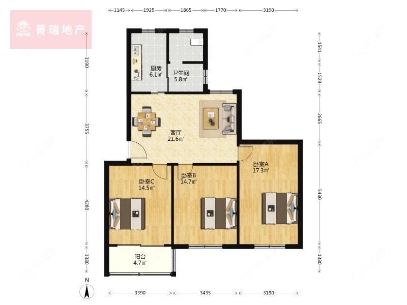 上海菊泉新村在售二手房源户型图_小牛看房