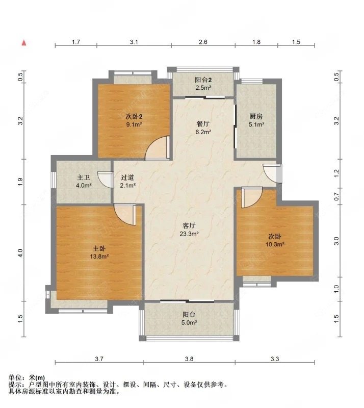 上海新月时代家园在租房源户型图_小牛看房