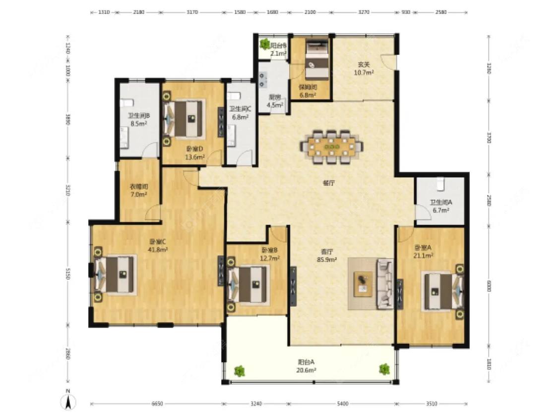 上海建发江湾萃在售二手房源户型图_小牛看房