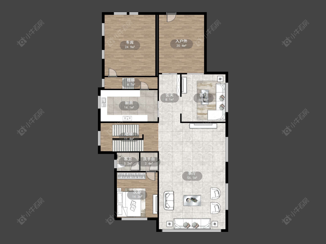 上海绿洲千岛花园在售二手房源户型图_小牛看房