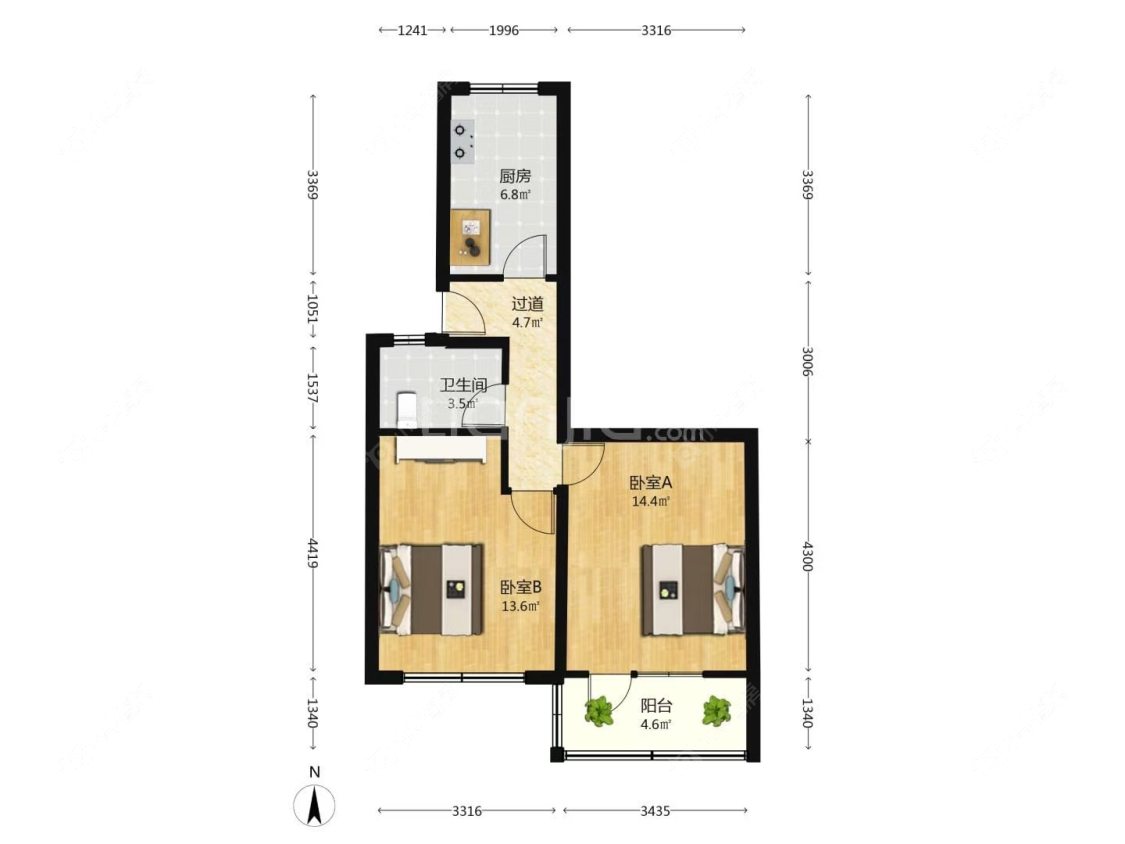 上海祁连二村在售二手房源_小牛看房