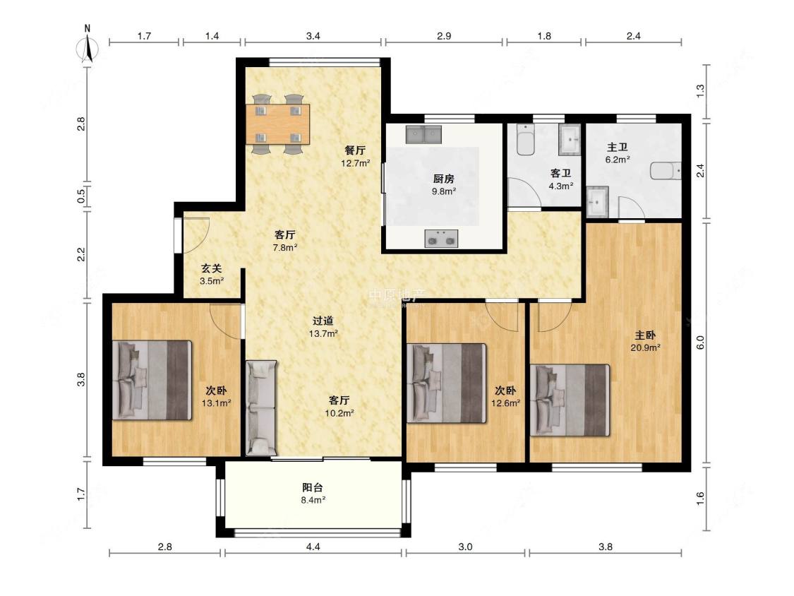 上海张江汤臣豪园四期在售二手房源户型图_小牛看房