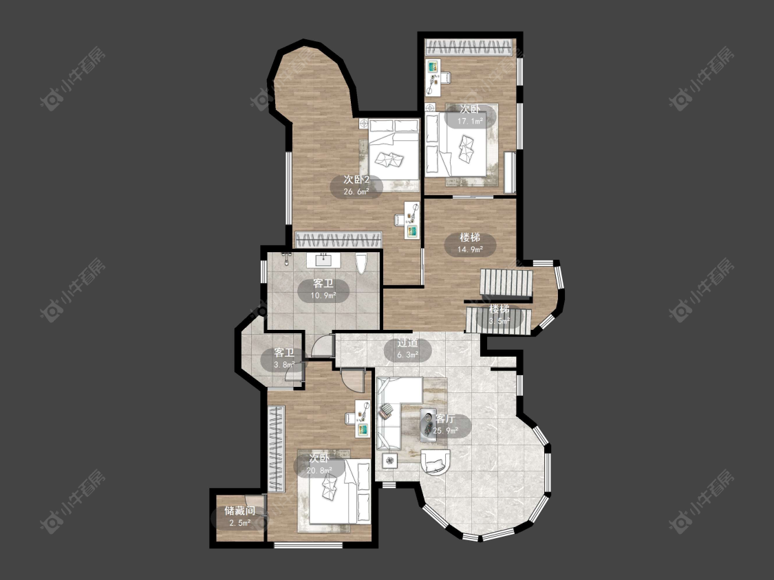 上海绿洲千岛花园在售二手房源户型图_小牛看房