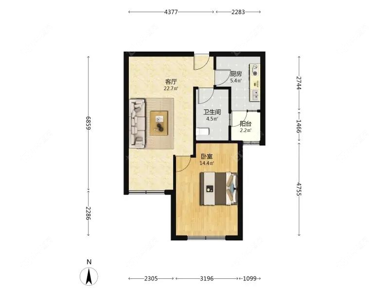 上海宝沁苑在售二手房源户型图_小牛看房