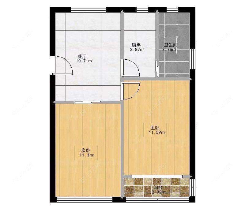 上海凌桥二村在售二手房源户型图_小牛看房