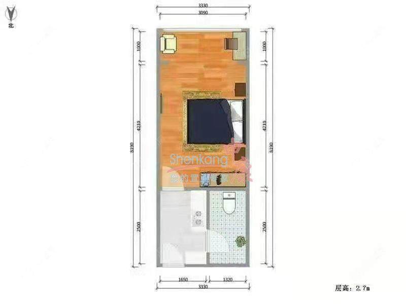 上海紫叶花园在售二手房源户型图_小牛看房