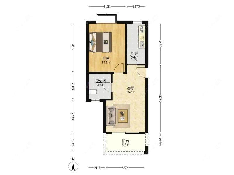 上海好日子大家园C区在售二手房源户型图_小牛看房