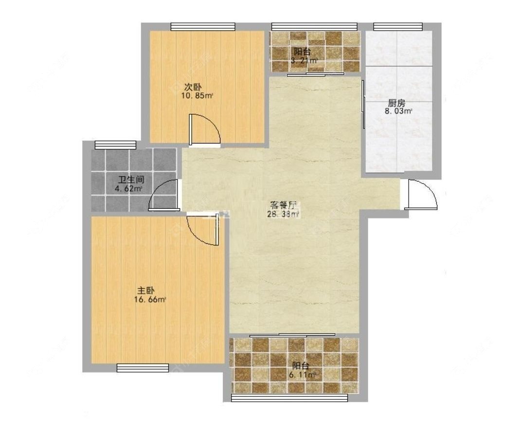 上海中凌滨江苑在售二手房源户型图_小牛看房