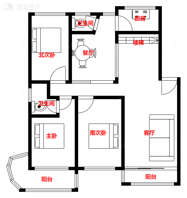 上海钻石苑在售二手房源户型图_小牛看房