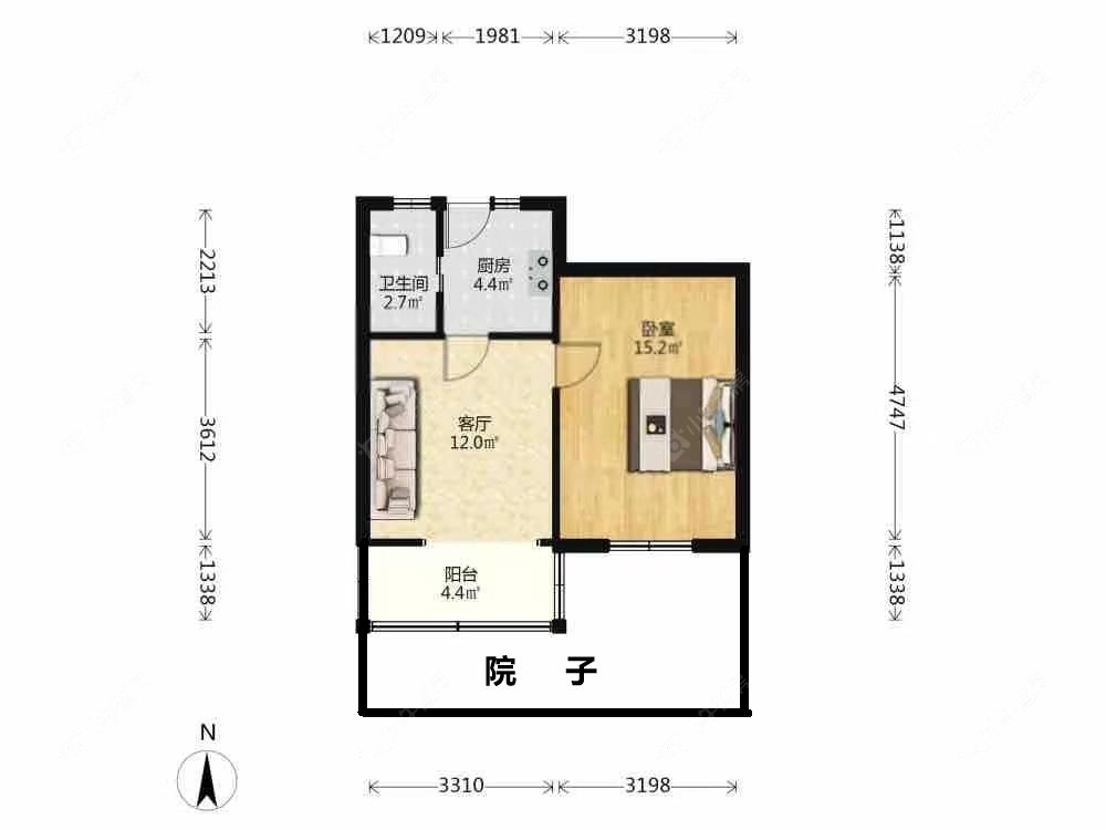 上海凌桥二村在售二手房源户型图_小牛看房