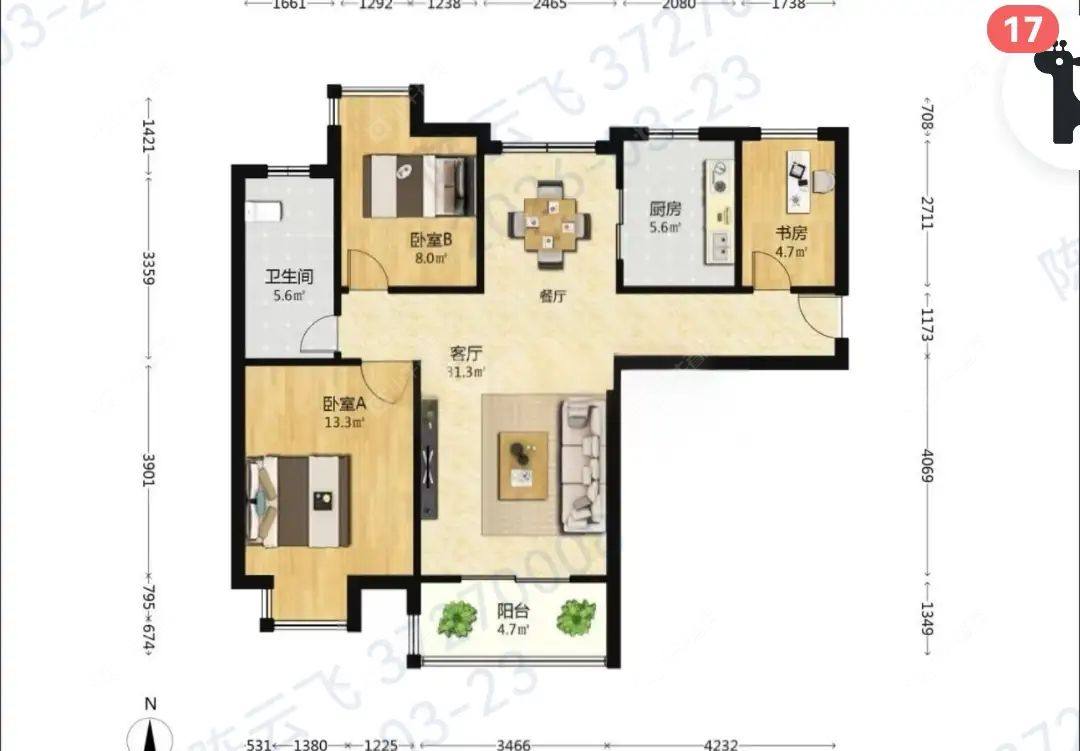 上海万业紫辰苑在售二手房源户型图_小牛看房