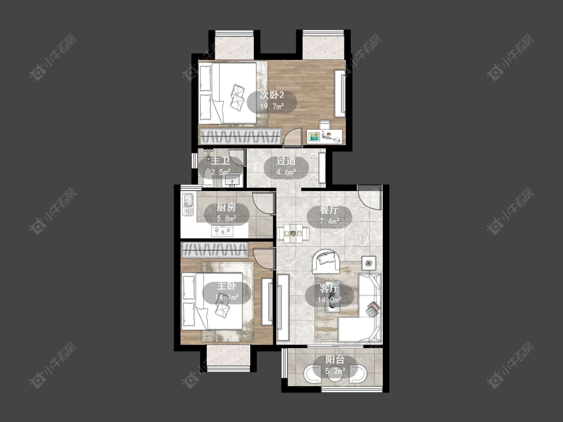 上海万科琥珀郡园在售二手房源户型图_小牛看房