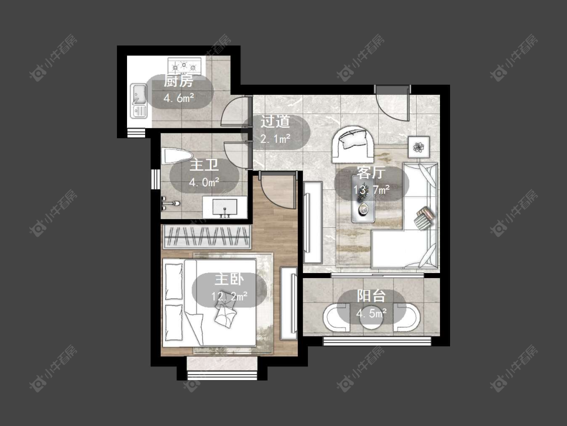 上海采菊苑在租房源户型图_小牛看房