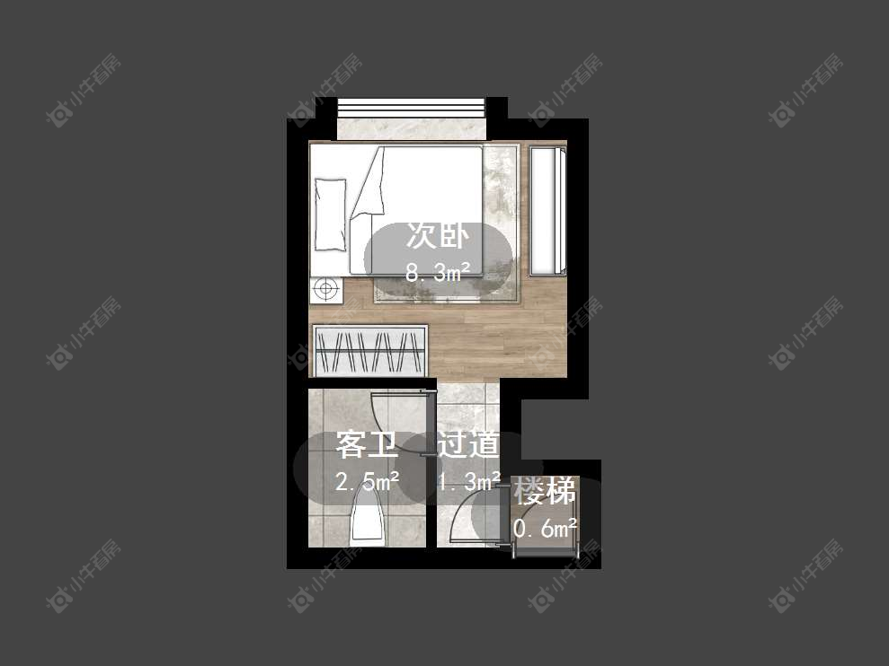 上海九久青年城在售二手房源户型图_小牛看房