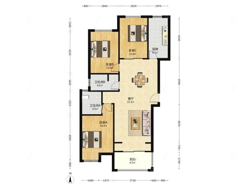 上海保利叶语二期在售二手房源户型图_小牛看房