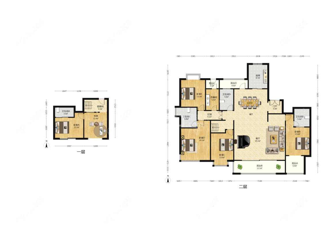 上海万业紫辰苑在售二手房源户型图_小牛看房