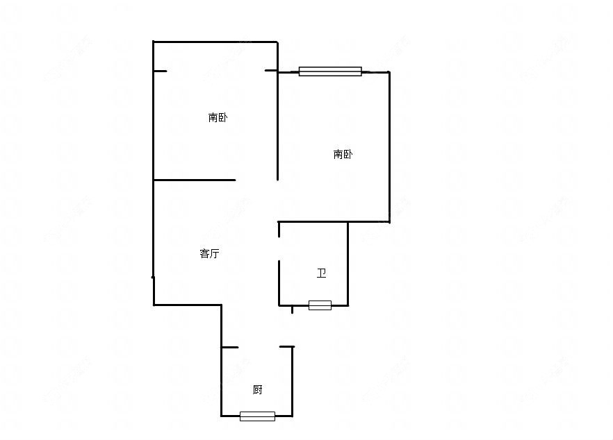 上海齐河三小区在租房源户型图_小牛看房
