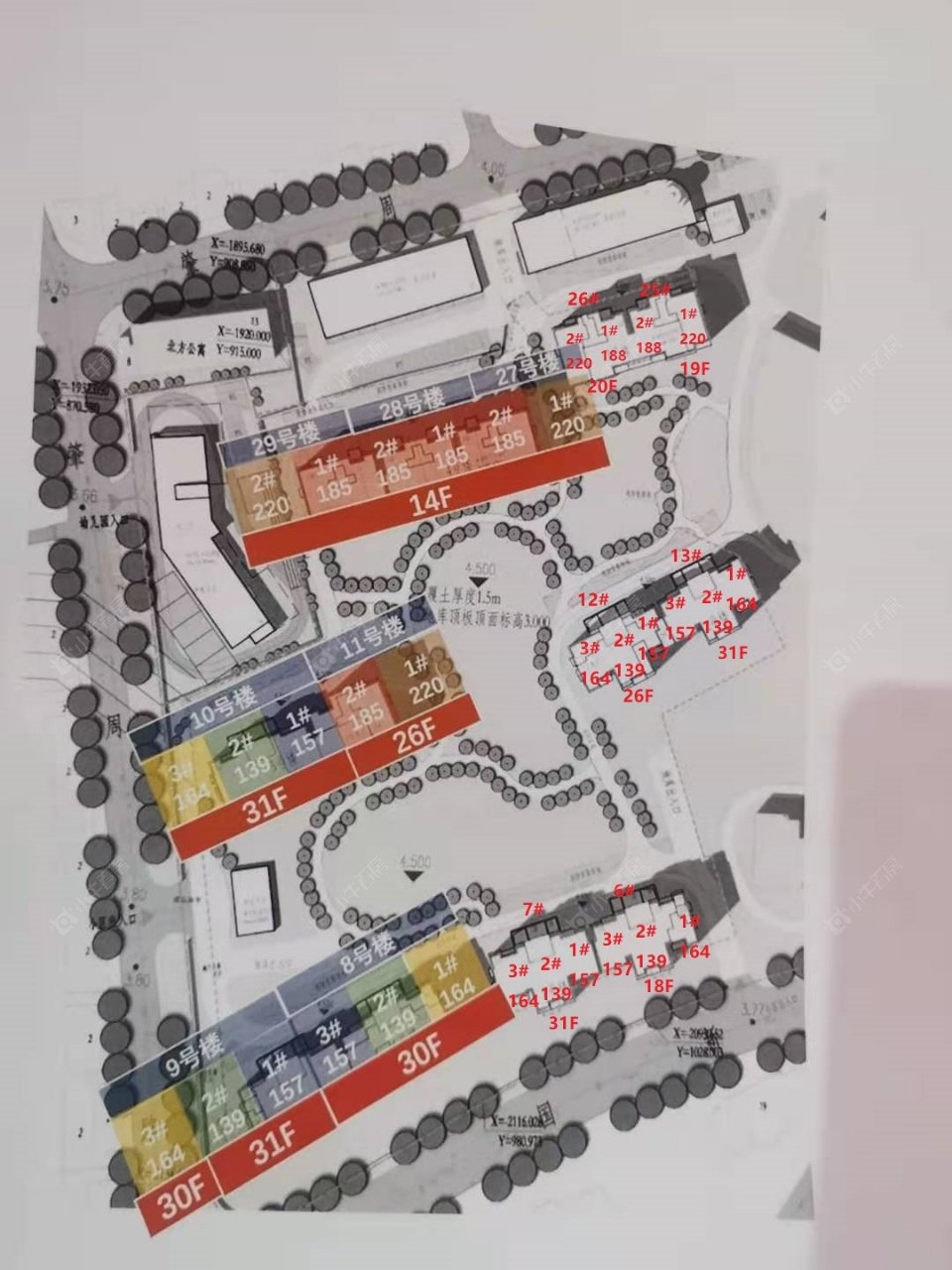 上海中海建国里在售二手房源摆位图_小牛看房