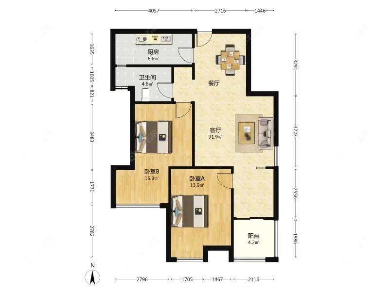上海保利叶语一期在售二手房源户型图_小牛看房