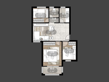 上海练祁佳城绿地家苑265弄3室1厅1卫出租_小牛看房
