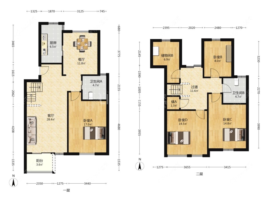 上海逸兴家园在售二手房源户型图_小牛看房