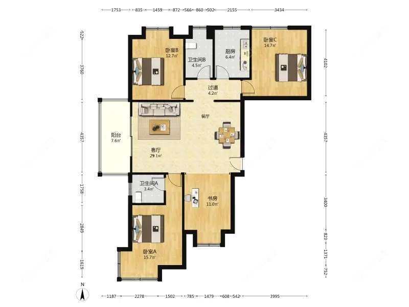 上海保利叶语二期在售二手房源户型图_小牛看房