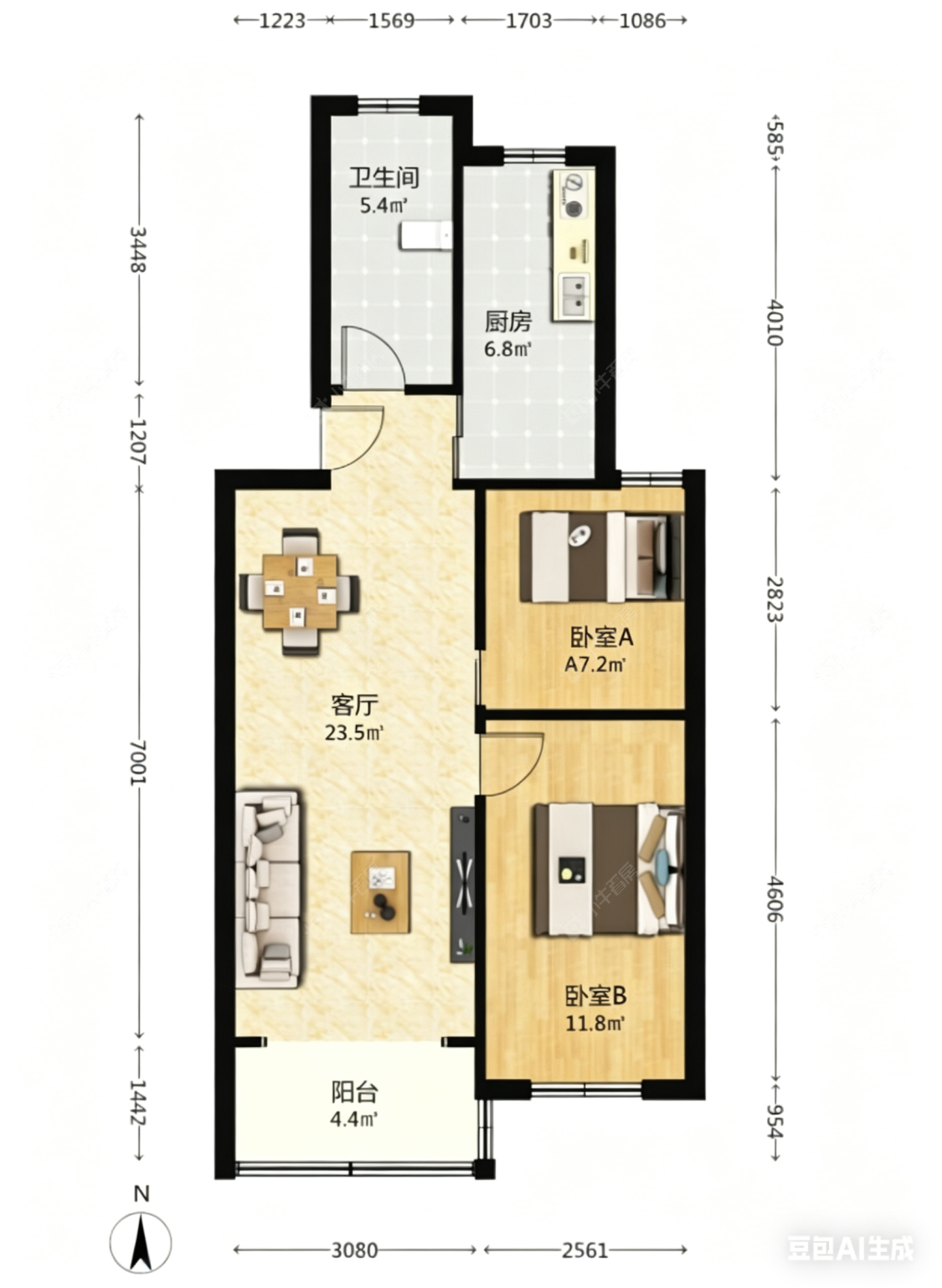 上海莲业新村在售二手房源户型图_小牛看房