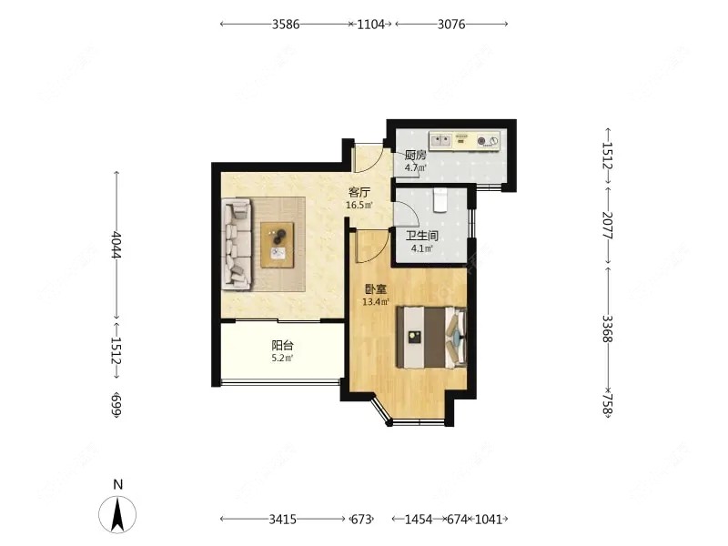 上海菊泉新城爱建顾园东区在售二手房源户型图_小牛看房