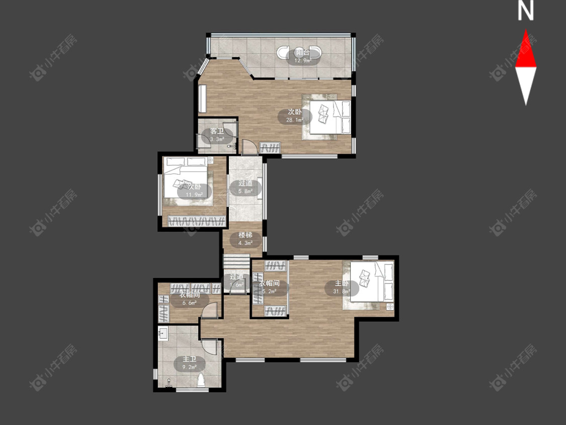 上海绿洲千岛花园在售二手房源户型图_小牛看房