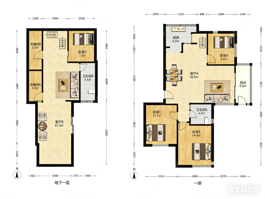 上海铂金华府在售二手房源户型图_小牛看房