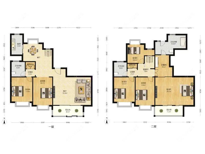 上海新凤城在售二手房源户型图_小牛看房