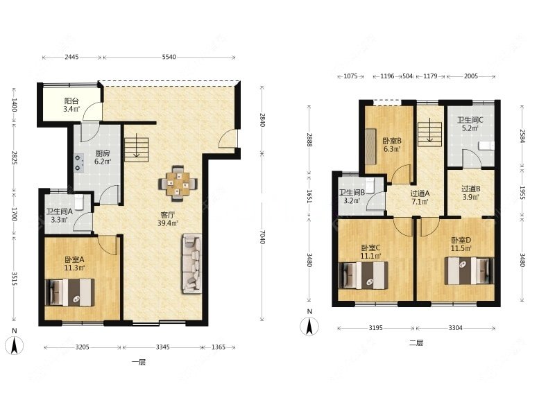 上海泰禾红御在售二手房源户型图_小牛看房