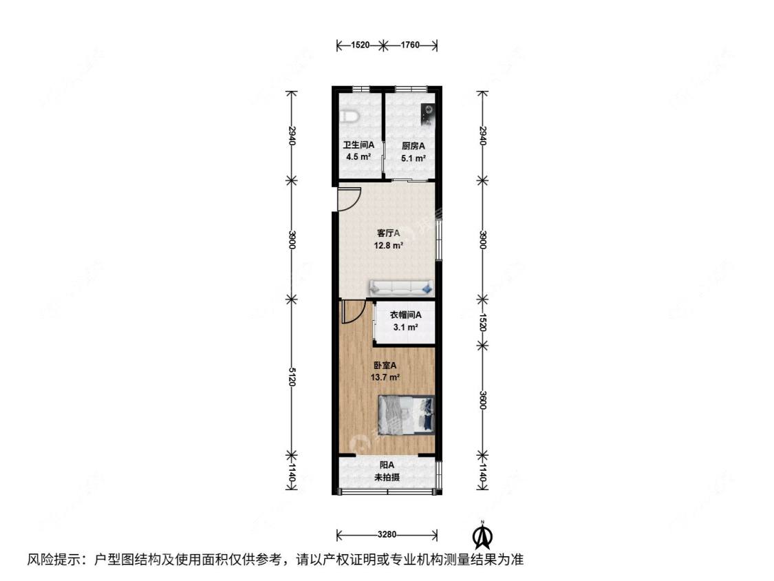 上海益华小区在售二手房源户型图_小牛看房