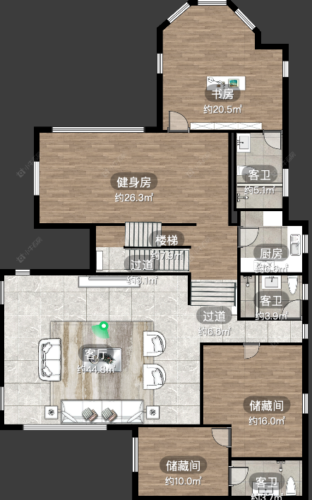 上海绿洲千岛花园在售二手房源户型图_小牛看房