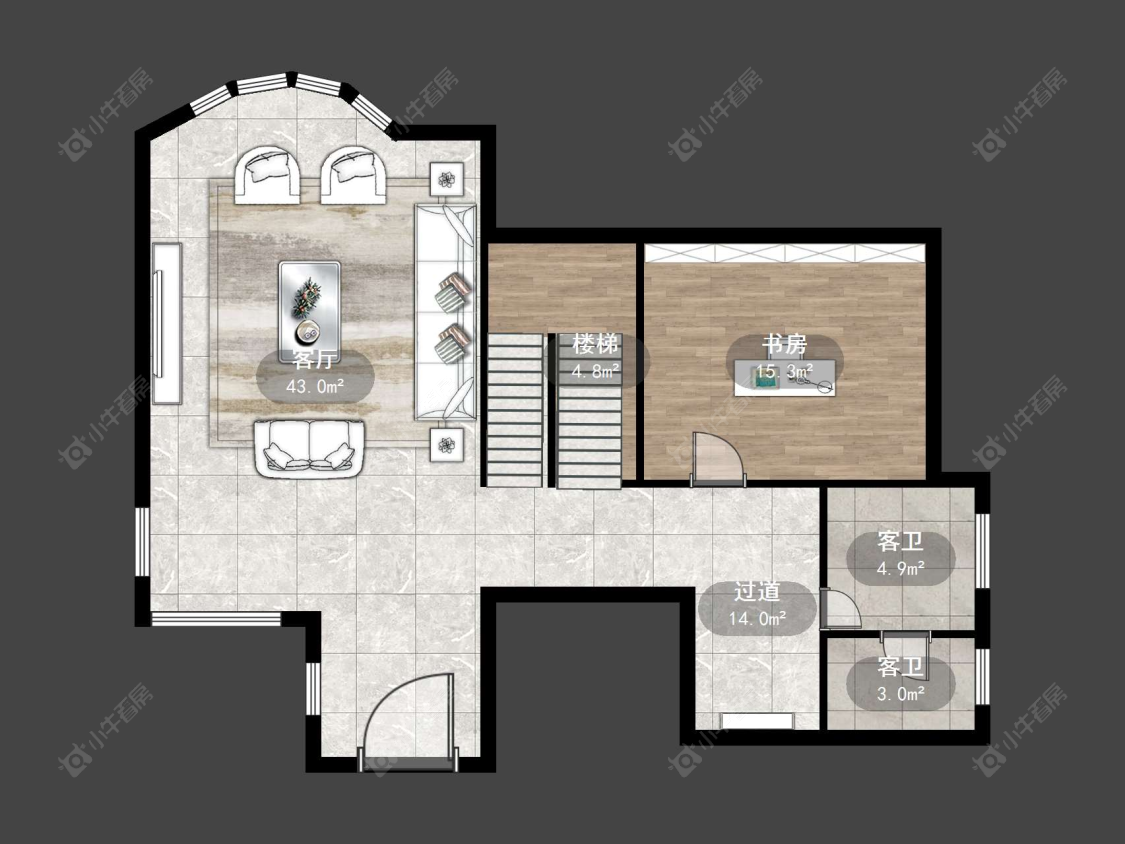 上海绿洲千岛花园在售二手房源户型图_小牛看房