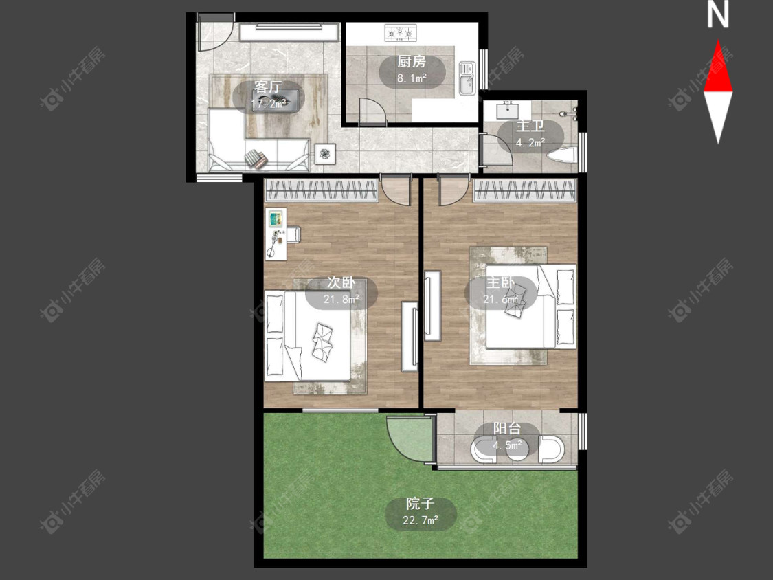 上海凌兆十一村在售二手房源户型图_小牛看房