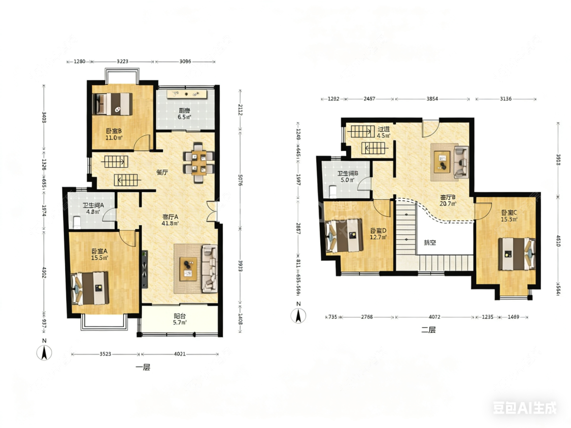 上海滨江雅苑在售二手房源户型图_小牛看房