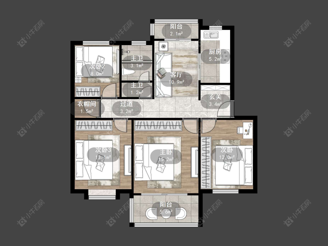 上海顺驰美兰湖在售二手房源户型图_小牛看房