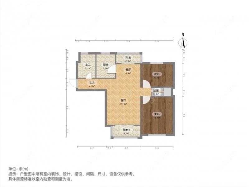 上海大华锦绣华城四街区在售二手房源户型图_小牛看房
