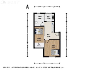上海万馨佳园1室1厅1卫在售二手房房源图片